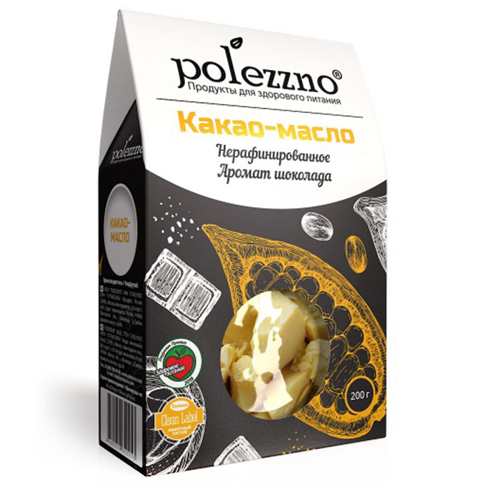 

Какао-масло Polezzno какао-масло нерафинированное