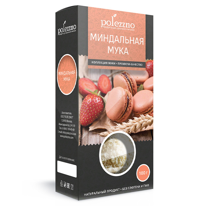 

Мука Polezzno миндальная мука
