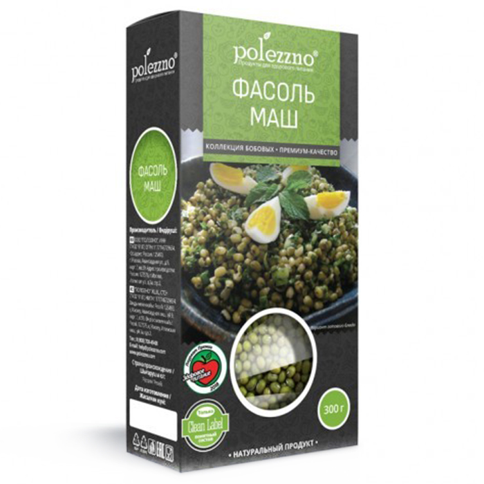 

Фасоль маш Polezzno фасоль маш