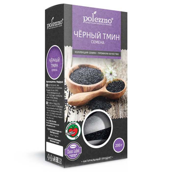 

Черный тмин Polezzno черный тмин