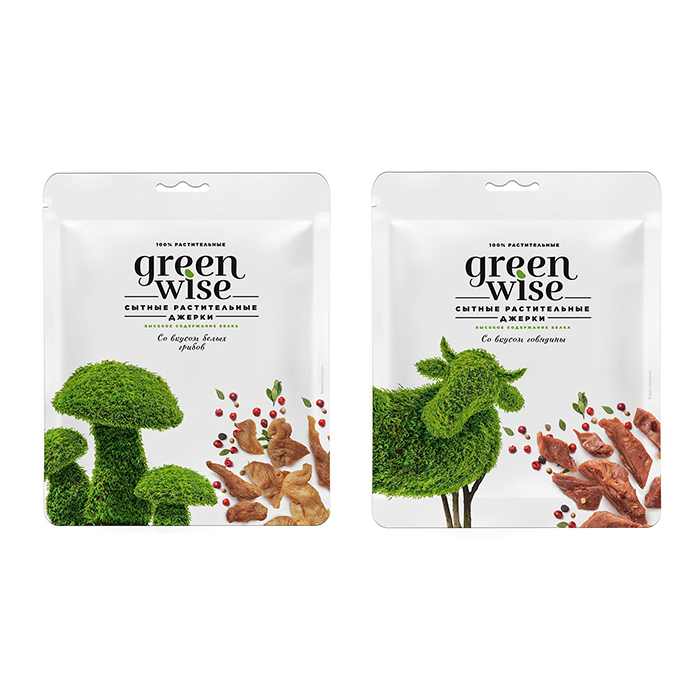 

Растительные джерки Greenwise сытные растительные джерки
