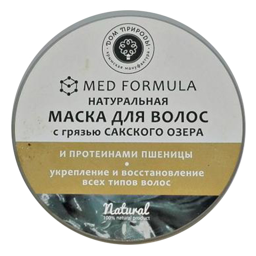 

Маска Дом Природы натуральная маска для волос с грязью Сакского озера
