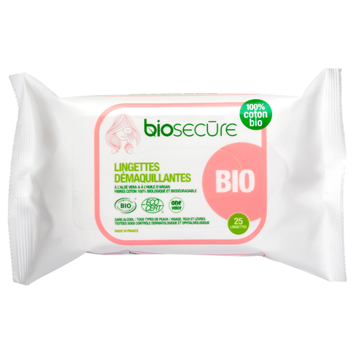 

Салфетки BioSecure влажные салфетки для удаления макияжа