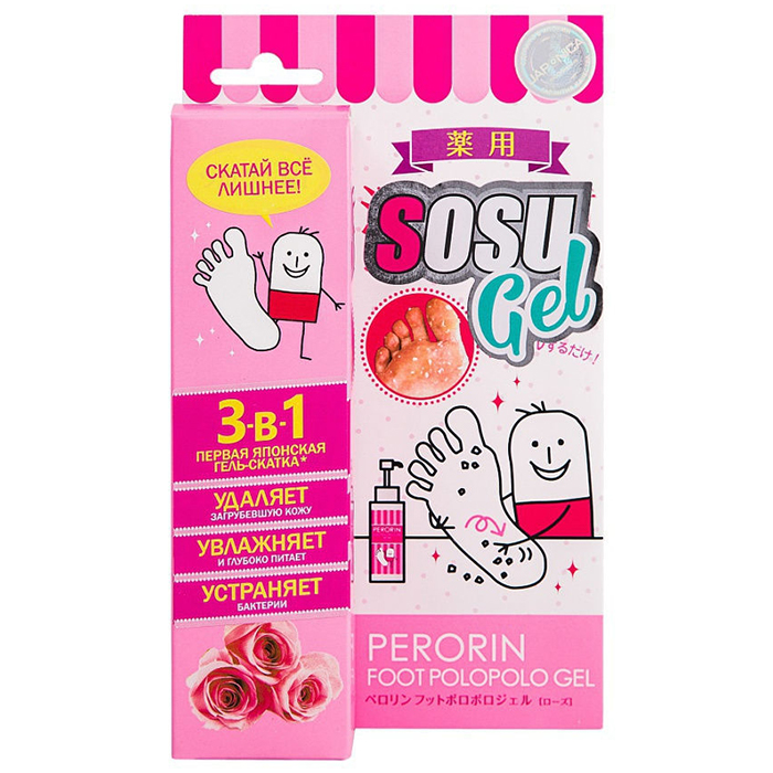 

Гель-скатка для ног с ароматом розы SOSU Gel