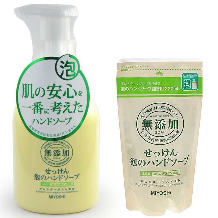 

Miyoshi Additive Free Bubble Hand Soap