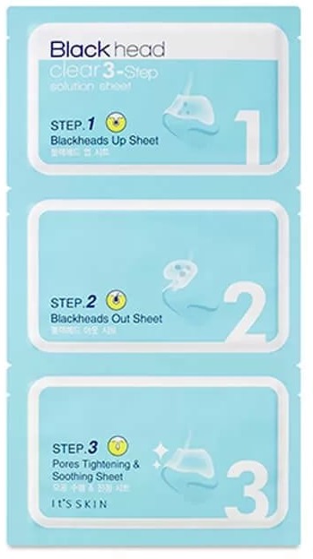 

Its Skin Blackhead Clear Step Solution Sheet