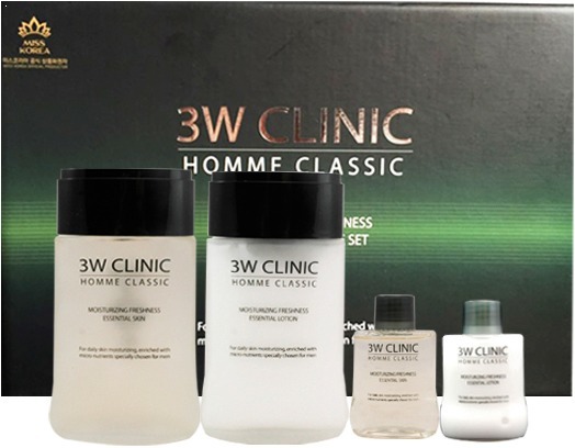 

W Clinic Classic Moisturizing Freshness Essentia Items Set