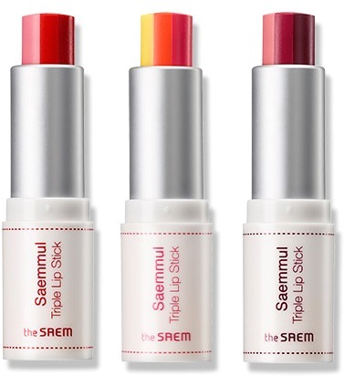 

The Saem Saemmul Triple Lipstick