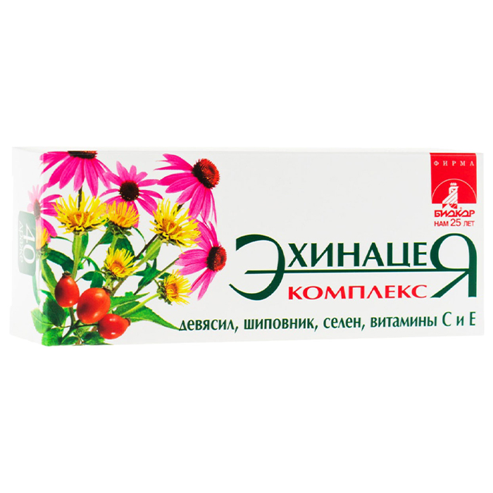 

БАД Биокор БАД к пище Эхинацея комплекс