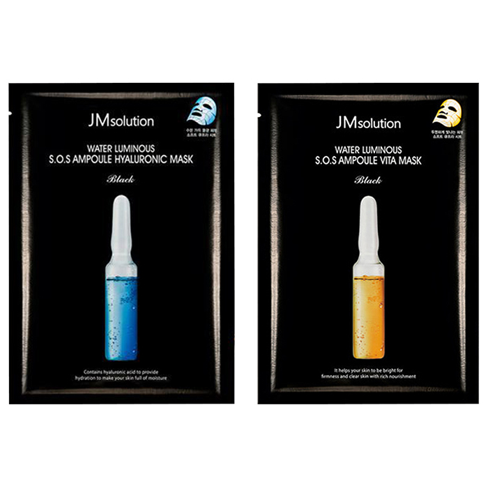 

JMsolution Water Luminous SOS Ampoule Mask Black