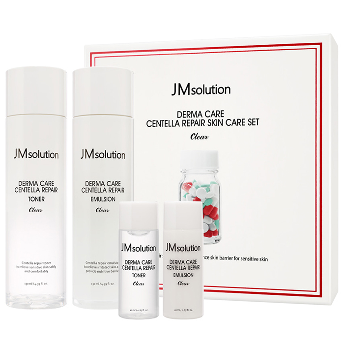 

JMsolution Derma Care Centella Repair Skin Care Set Clear