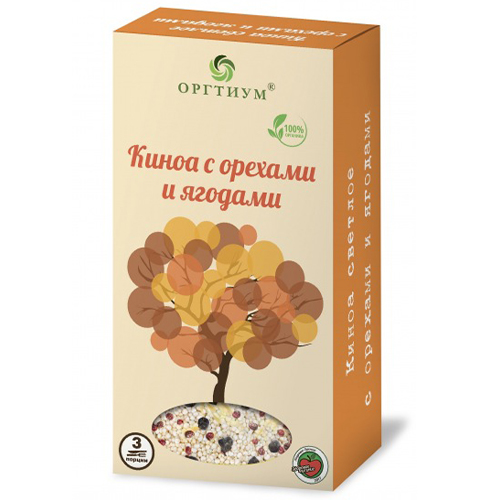 

Киноа Оргтиум киноа с ягодами и орехами