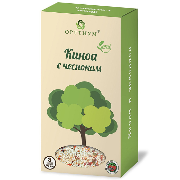 

Киноа Оргтиум киноа с чесноком