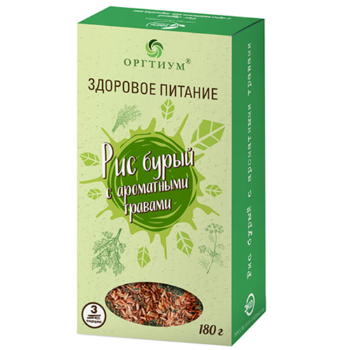 

Рис Оргтиум рис бурый с ароматными травами
