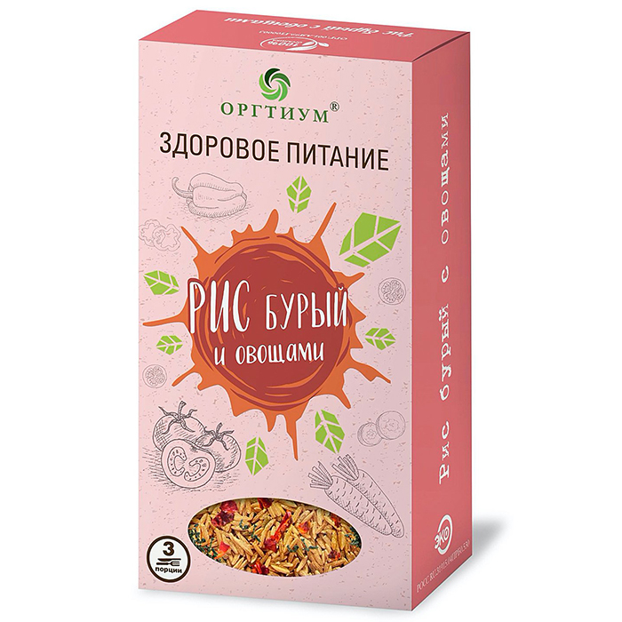 

Рис Оргтиум рис бурый с овощами