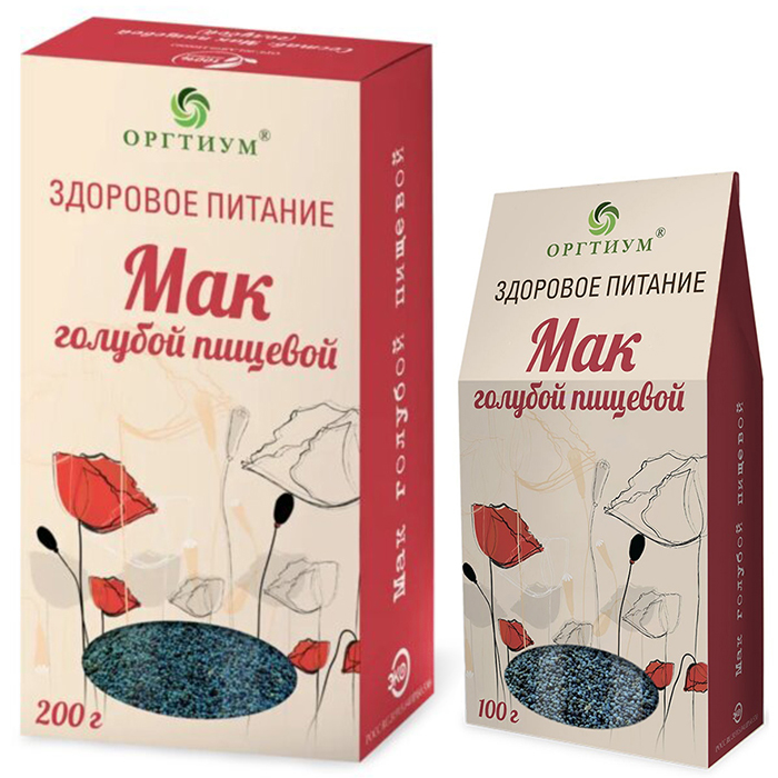

Мак Оргтиум мак пищевой голубой
