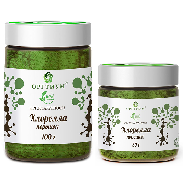 

Хлорелла Оргтиум хлорелла порошок