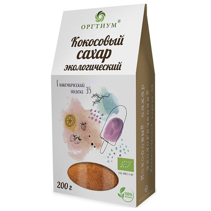 

Кокосовый сахар Оргтиум кокосовый сахар