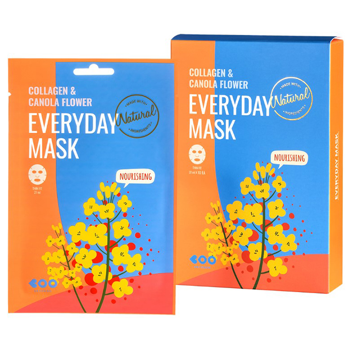

Dearboo Collagen And Canola Flower Mask Set
