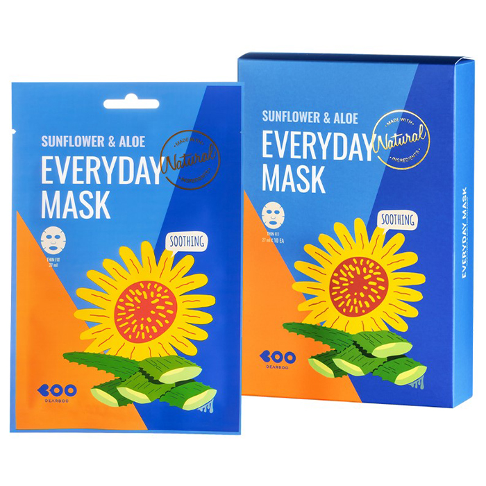 

Dearboo Sunflower And Aloe Mask Set