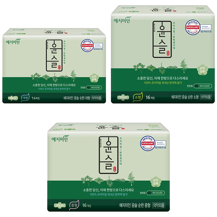 

Yejimiin Mild Herb Cotton Sanitary Pads