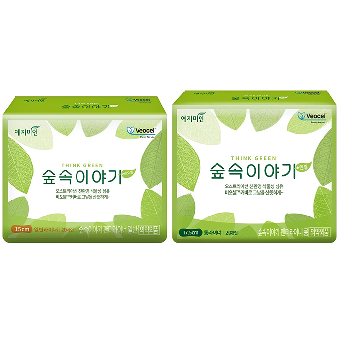 

Yejimiin Tencel Panty Liner Eucalyptus Daily Pads