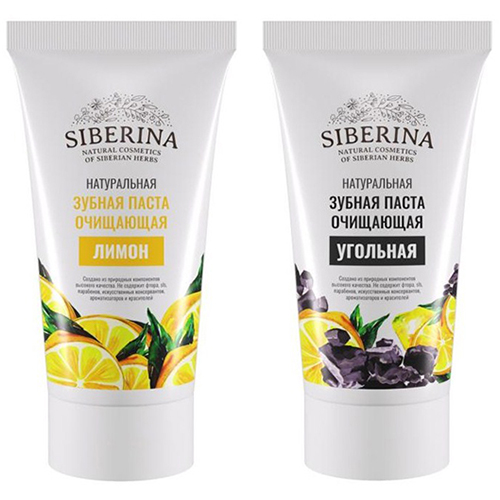 

Зубная паста Siberina зубная паста очищающая
