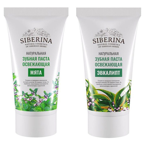 

Зубная паста Siberina зубная паста освежающая