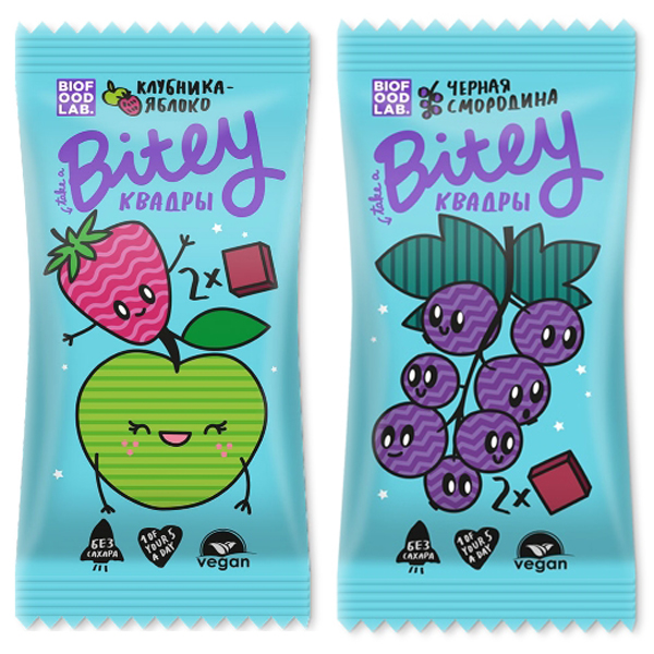 

Батончик Bite батончик овсяно-фруктовый Квадры