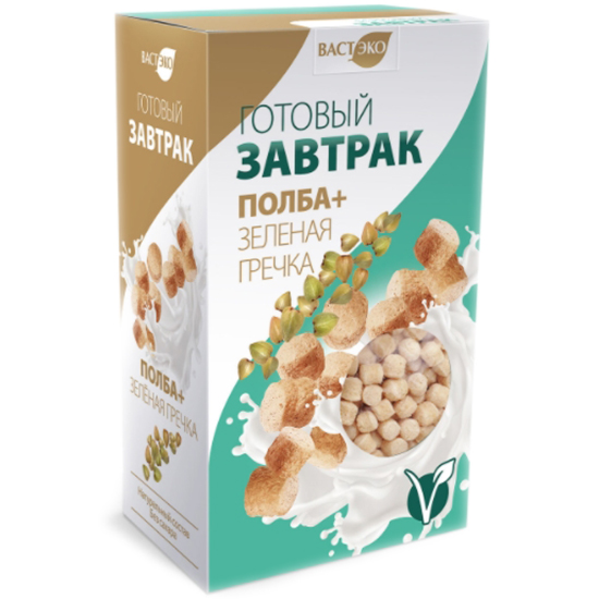 

Готовый завтрак ВастЭко готовый завтрак Полба и зеленая гречка