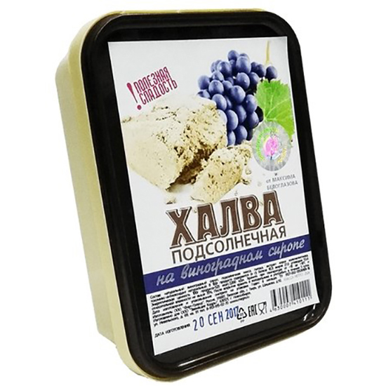 

Халва Ambrosia халва подсолнечная на виноградном сахаре