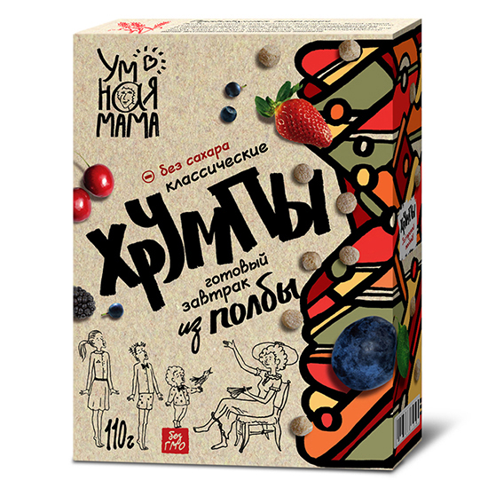 

Хрумпы Умная Мама хрумпы из полбы классические без сахара