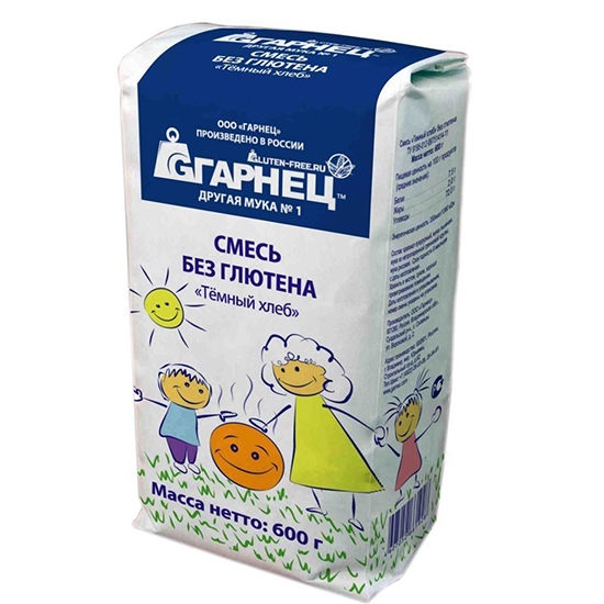 

Смесь Garnec смесь без глютена Темный хлеб