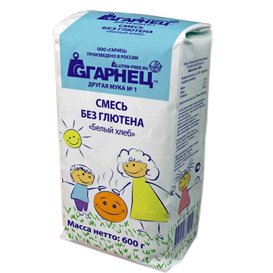 

Смесь Garnec смесь без глютена Белый хлеб