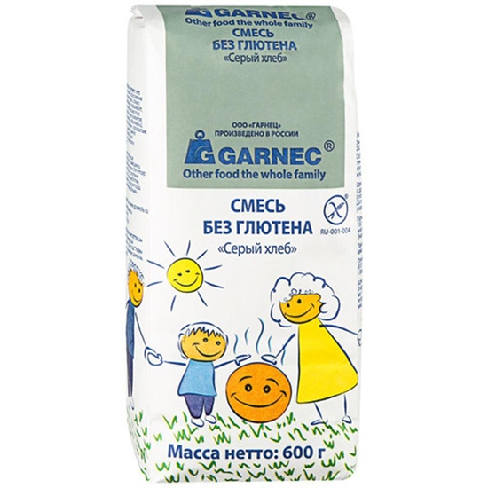 

Смесь Garnec смесь без глютена Серый хлеб