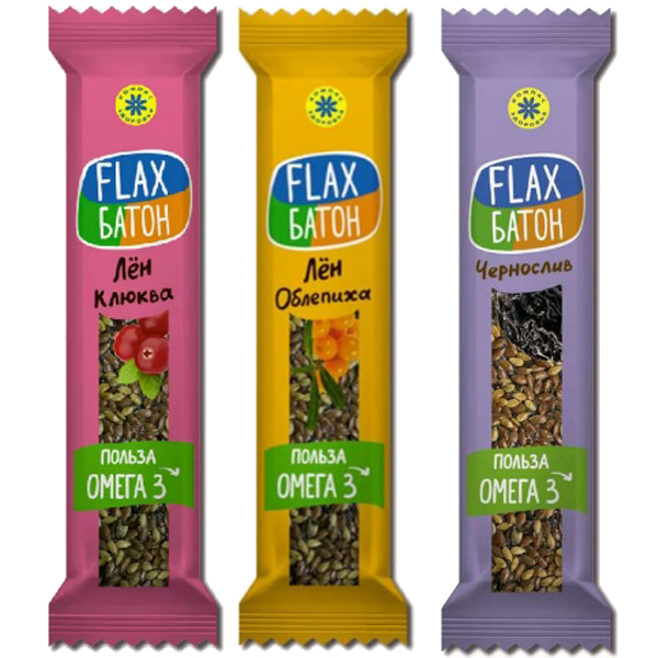 

Батончик Компас Здоровья льняной батончик Flax