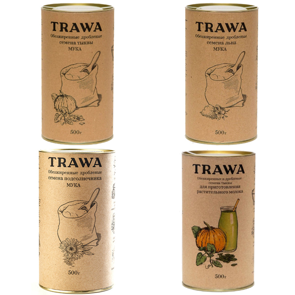 

Мука Trawa мука из обезжиренных семян