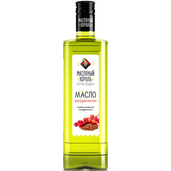 

Масло Масляный Король масло виноградной косточки 100% рафинированное