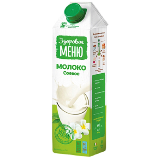 

Молоко Здоровое Меню молоко соевое