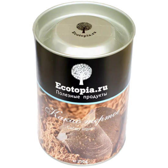 

Какао-тертое Ecotopia какао-тертое в кусках