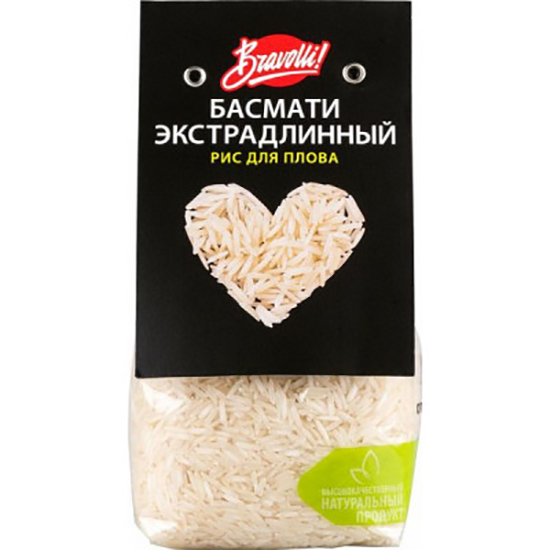 

Рис Bravolli рис для плова Басмати экстрадлинный