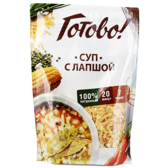 

Суп Готово! Суп с лапшой