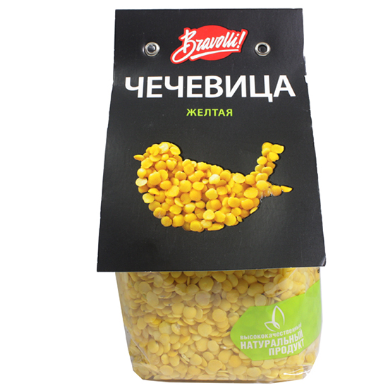 

Чечевица Bravolli чечевица желтая