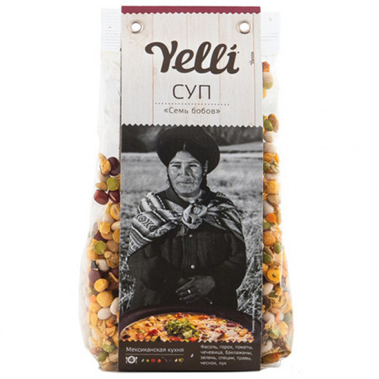 

Суп Yelli суп Семь бобов