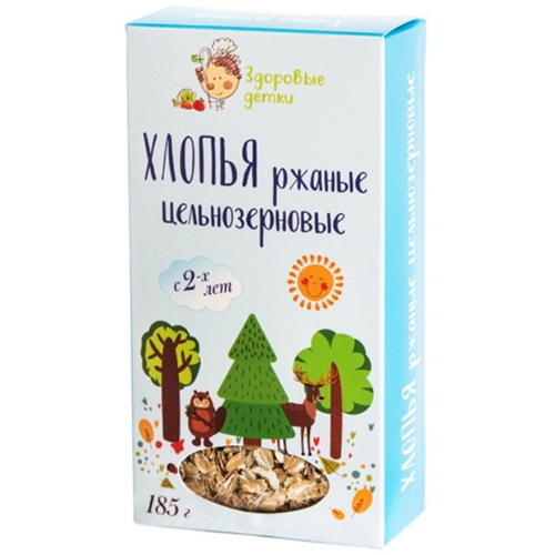 

Хлопья Здоровые Детки хлопья ржаные