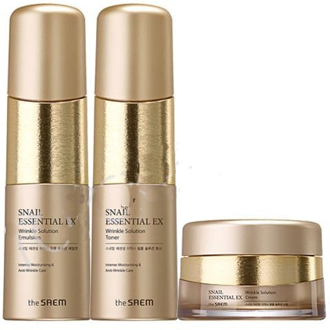 

The Saem Snail Essential EX Wrinkle Solution Skin Care Set