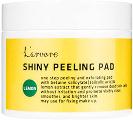 

Larvore Lemon Shiny Peeling Pad