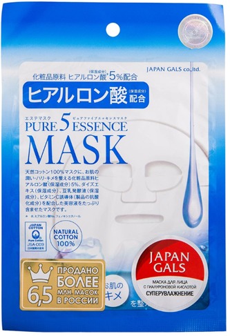 

Japan Gals Hyaluronic Acid Essene Mask