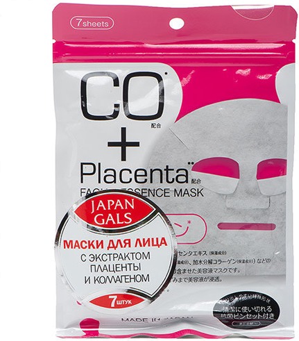 

Japan Gals CO and Placenta Facial Essense Mask