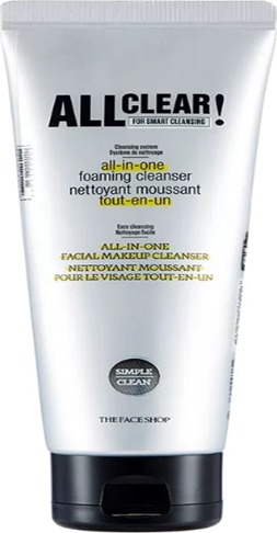 

The Face Shop All Clear AllInOne Facial Makeup Cleanser